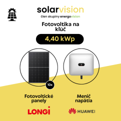 Fotovoltika s výkonom 4,40 kWp